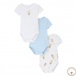 Набір боді Blukids Bio Cotton 6240620, 3 шт., р. 62