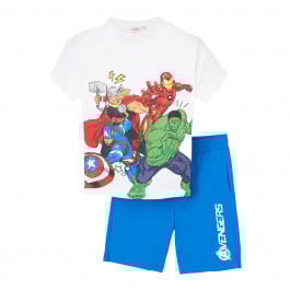 Комплект Blukids Футболка Шорти 6388987 The Avengers, р. 122