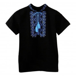 Футболка-вишиванка Flamingo 304-417 Black, р. 146