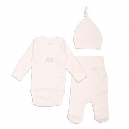 Комплект Flamingo боді повзунки шапочка 209-122 Milk, р. 62