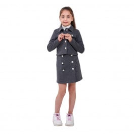 Комплект Smil 117469 Жакет Cпідниця Grey, р. 128