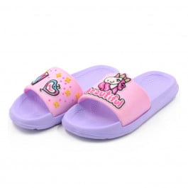 Шльопанці Calypso Beautiful Unicorn Lilac, р. 28/29