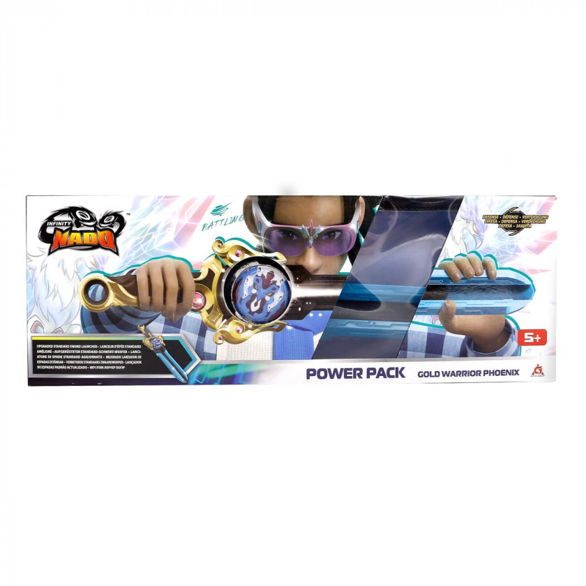 Фото - Дитячий набір для гри Infinity Дзиґа  Nado VI Power Pack Gold Warrior Phoenix 